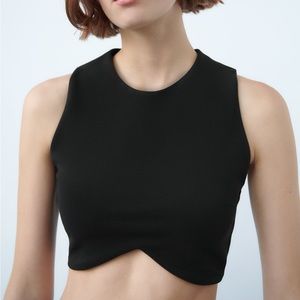 ZARA Asymmetrical hem top